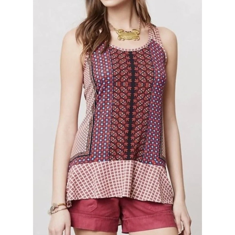 Weston Wear Anthropologie Yavapai Swing Tank Size M Made in USA